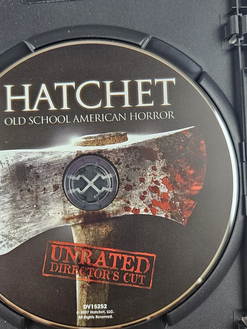 Hatchet Unrated Director's Cut DVD 2007 Horror Slipcover Kane Hodder Complete